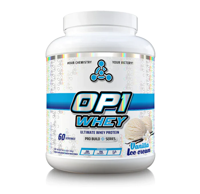 Chemical Warfare - OP1 Whey Protein Vanilla Ice Cream Flavour