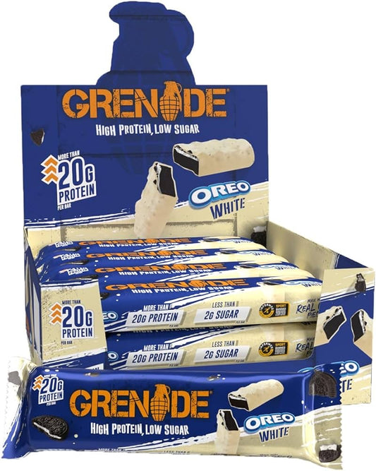 Grenade - OREO® WHITE CHOCOLATE Protein Bar x 12