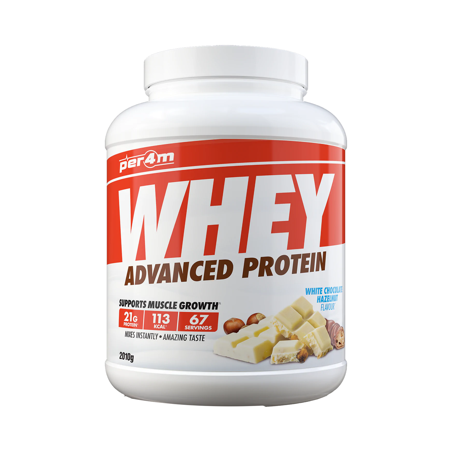 PERF4RM Whey Protein - White Chocolate Hazelnut