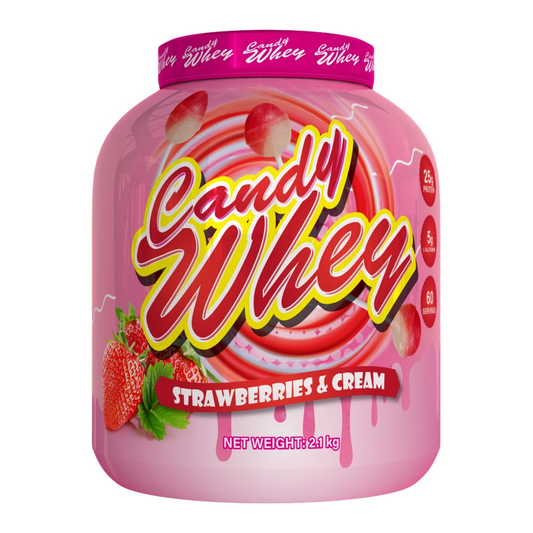 Candy Whey Protein - Strawberries and Cream Flavour