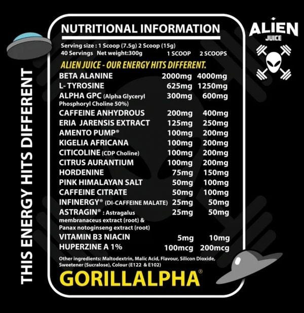GorillaAlpha - Alien Juice Pre-Workout