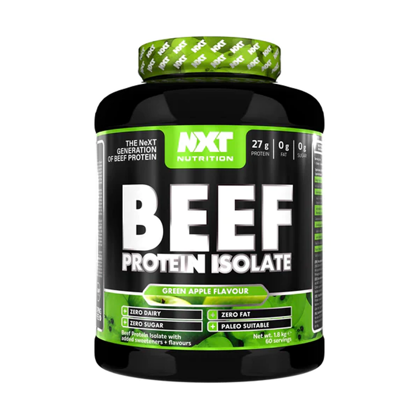 NXT Nutrition - Beef Whey Protein Isolate Apple Flavour